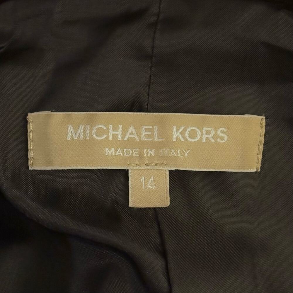 Michael Kors Collection Chocolate Brown Suede Vest Size 14 - Picture 6 of 13